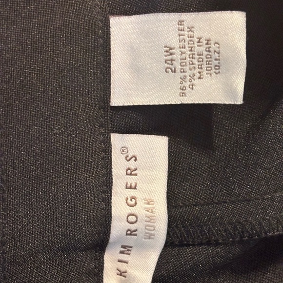 Kim Rogers Classic Black Pants - Picture 7 of 7